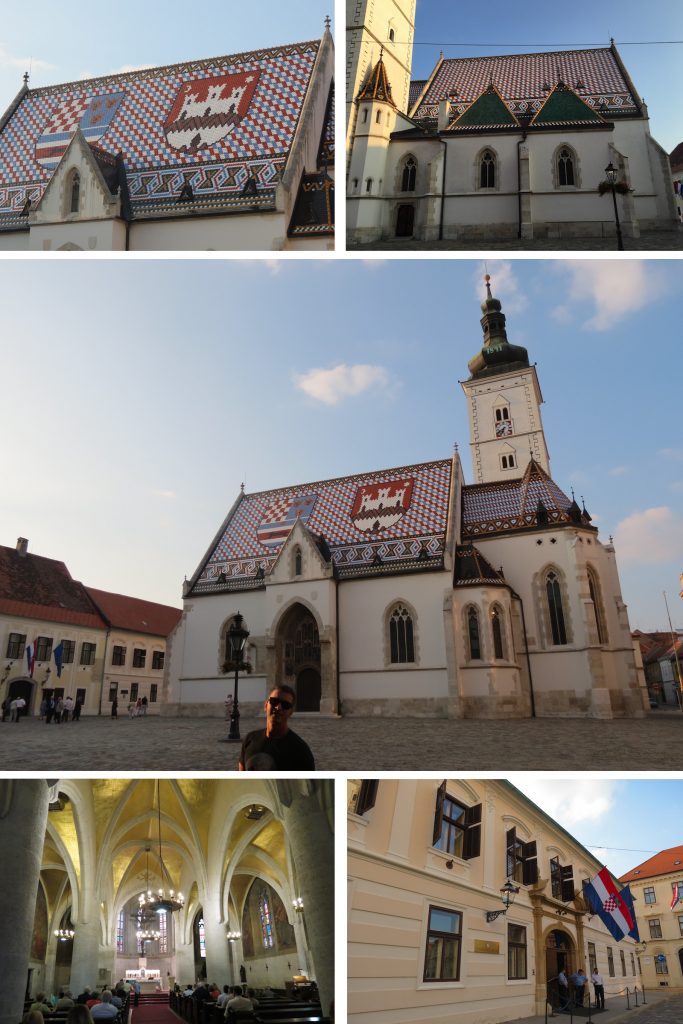 Igreja de São Marcos na Cidade Alta de Zagreb