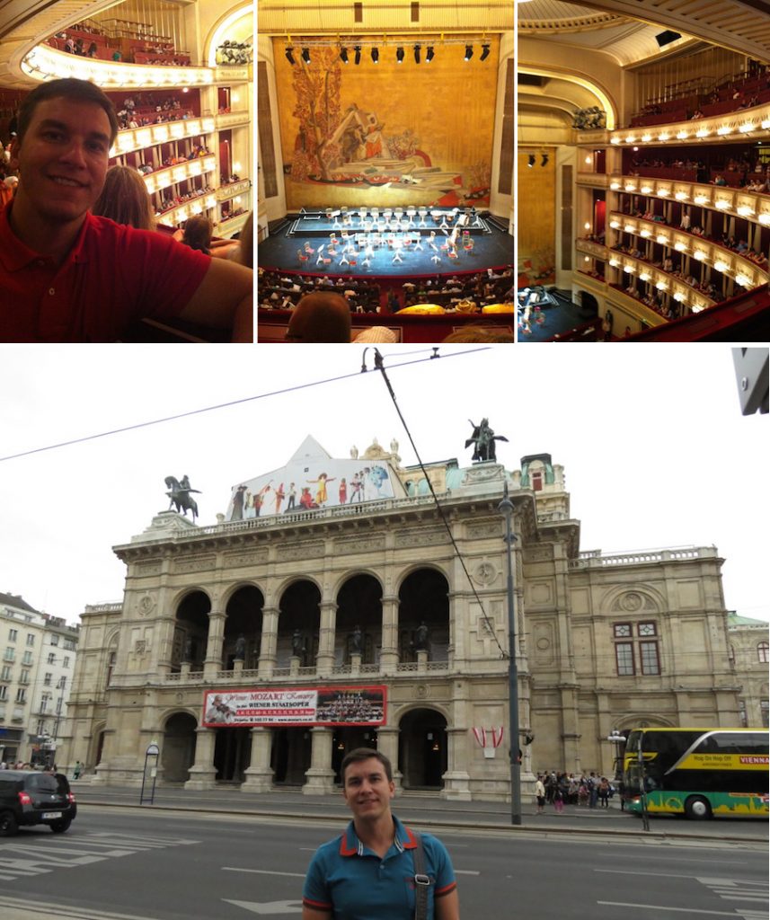 Ópera no centro de Viena
