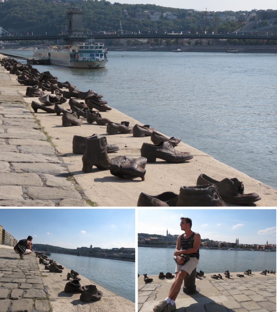 sapatos às margens do Danúbio