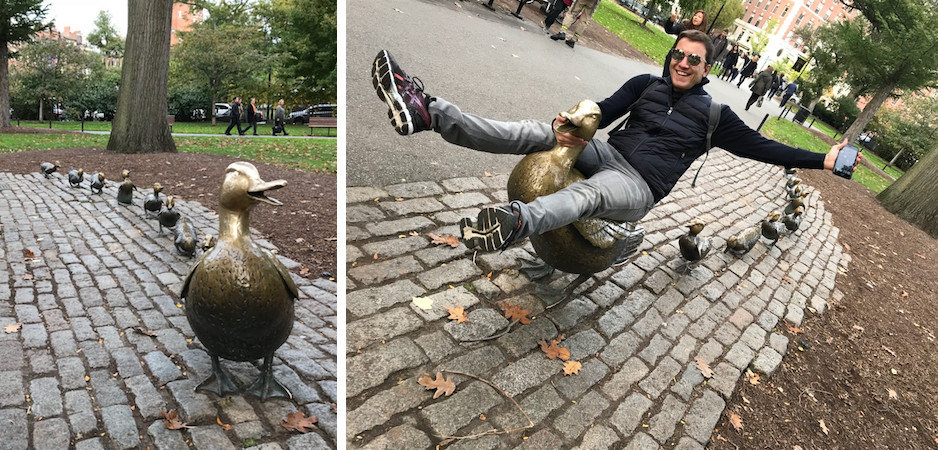 estatua patos boston public garden