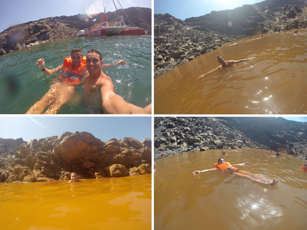 Hot Springs em Santorini