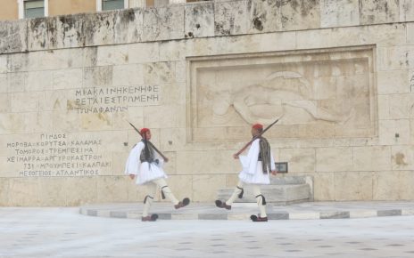 troca da guarda em Atenas