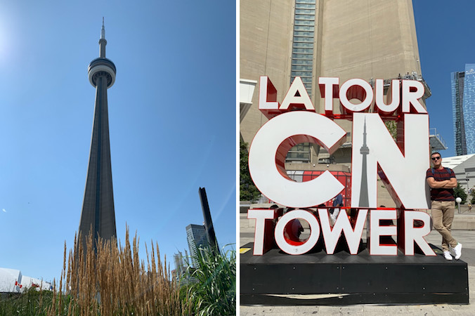 Letreiro CN Tower em Toronto
