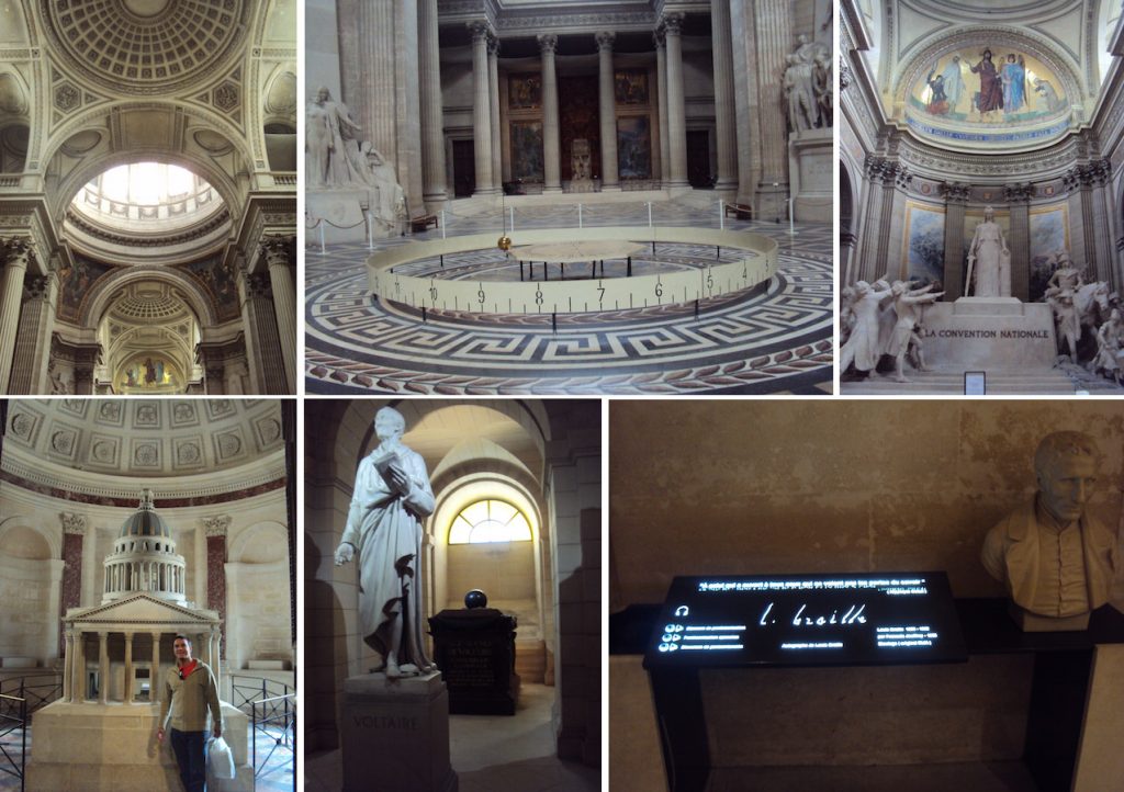Interior do Panteão em Paris