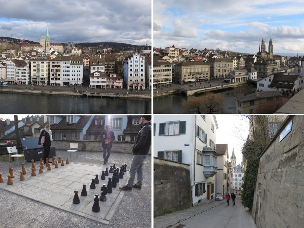 Vista do Centro Histórico de Zurique