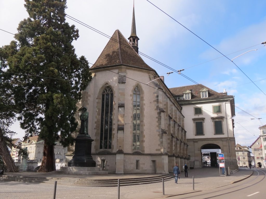 Wasserkirche em Zurique