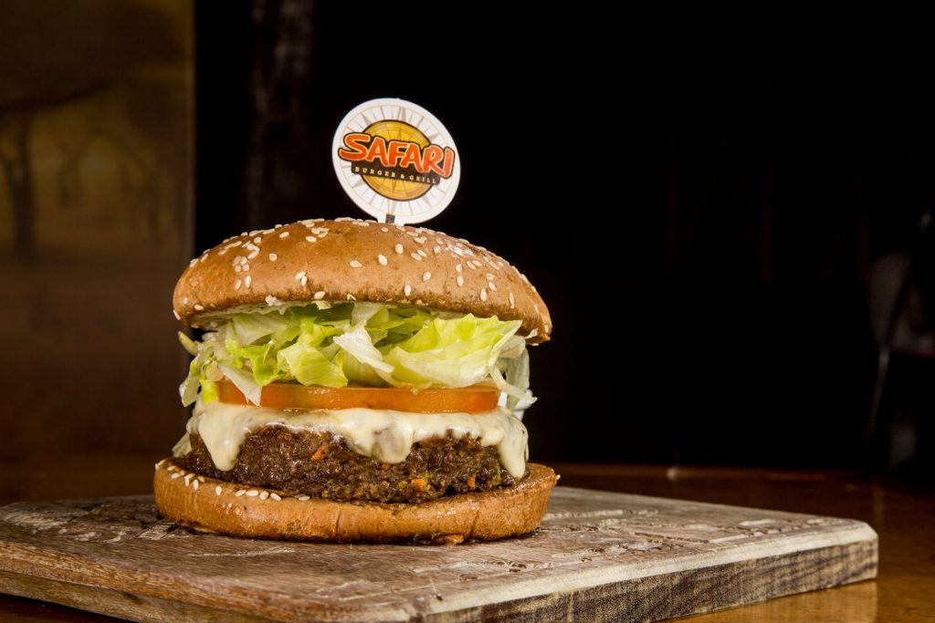 Hambúrguer para o Dia Mundial sem Carne no Rio