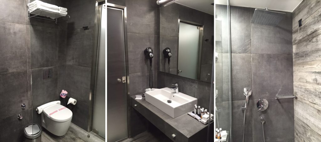 banheiro do hotel 360 Degrees