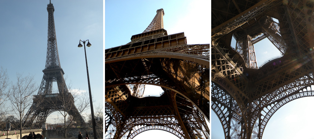 Estrutura da Torre Eiffel em Paris
