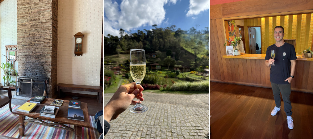 Recepção no Parador Lumiar