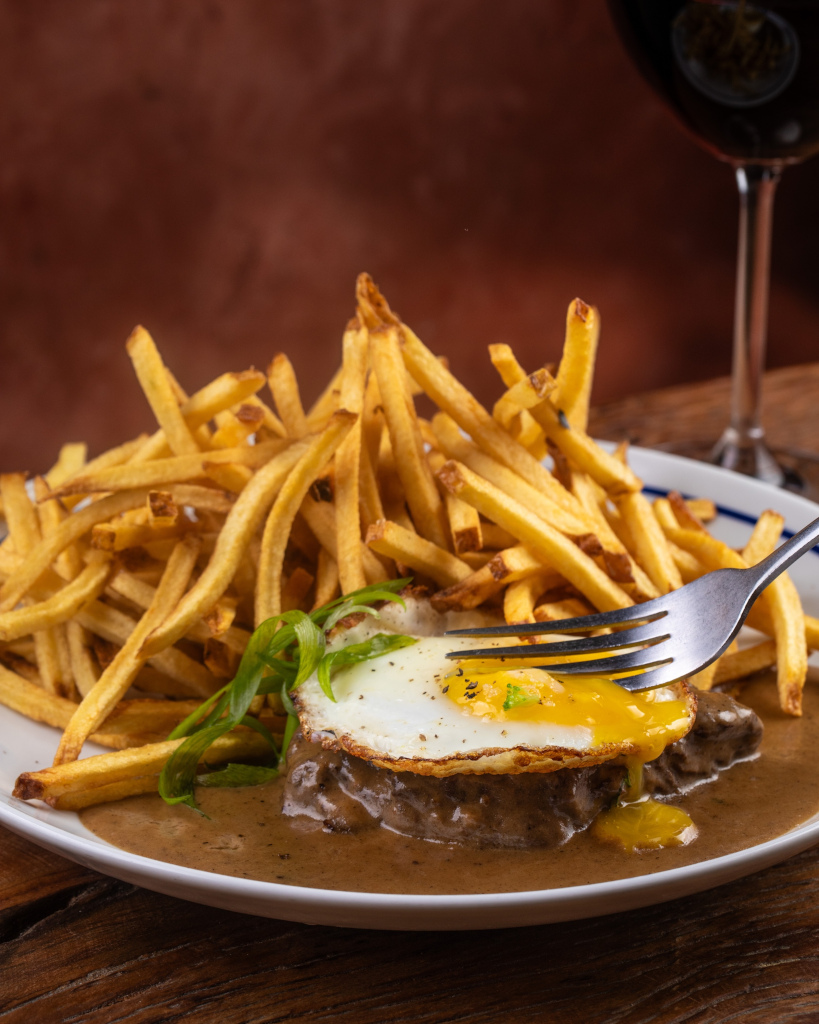 Bife de Pojadouro à Café - Mercearia da Praça