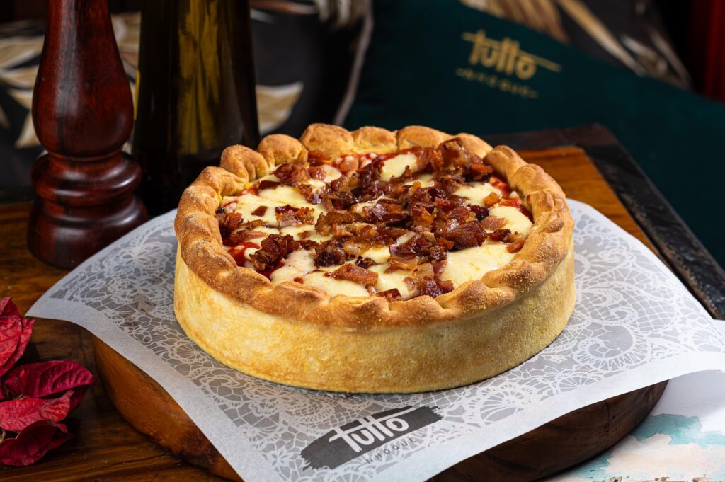 Pizza de Chicago Tutto Nhoque