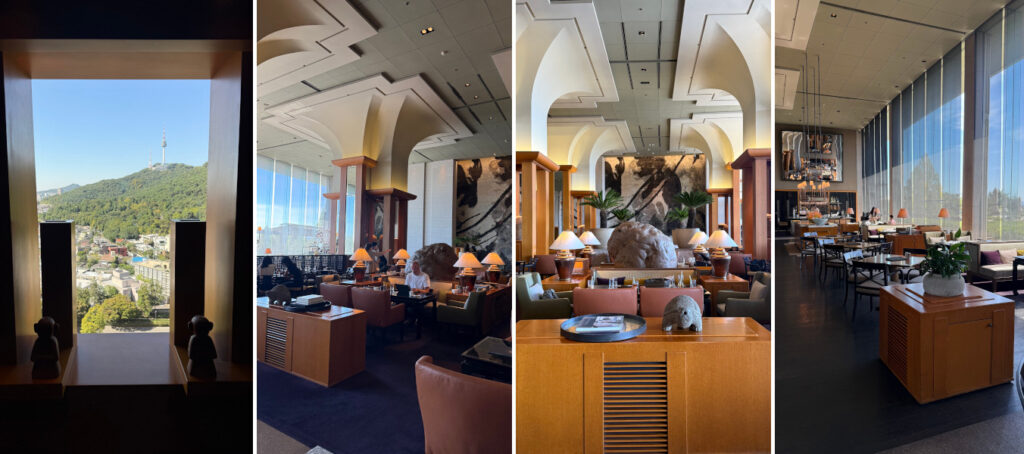 Lobby hotel de luxo em Seul